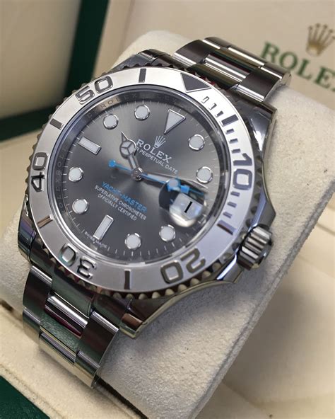 rolex yacht master rhodium dial review|rolex yacht master price new.